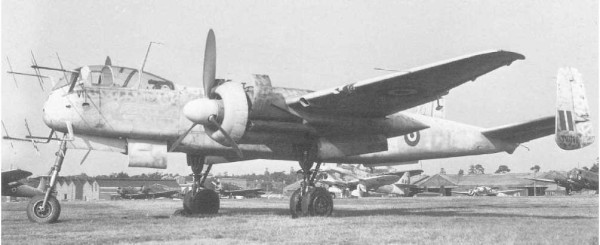 Britská kořist po skončení války - Heinkel He 219-A7 UHU