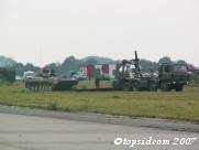 Den NATO 2005 - Tatra T-815 8x8 Flatrack 20M s naloenm BVP-2
